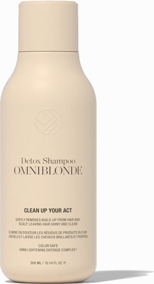 Omniblonde clean up your act Detox Shampoo